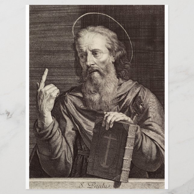 Saint Paul der Apostel von Philippe de Champaigne (Vorderseite)