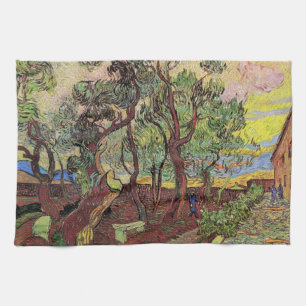 Saint-Paul-Hospital und -Garten von Vincent van Go Geschirrtuch