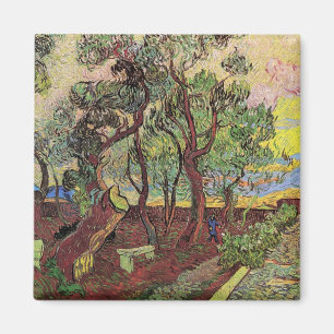 Saint-Paul-Hospital und -Garten von Vincent van Go Magnet