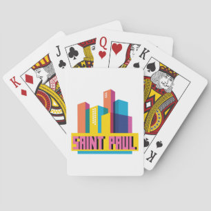 Saint Paul im Entwurf Spielkarten