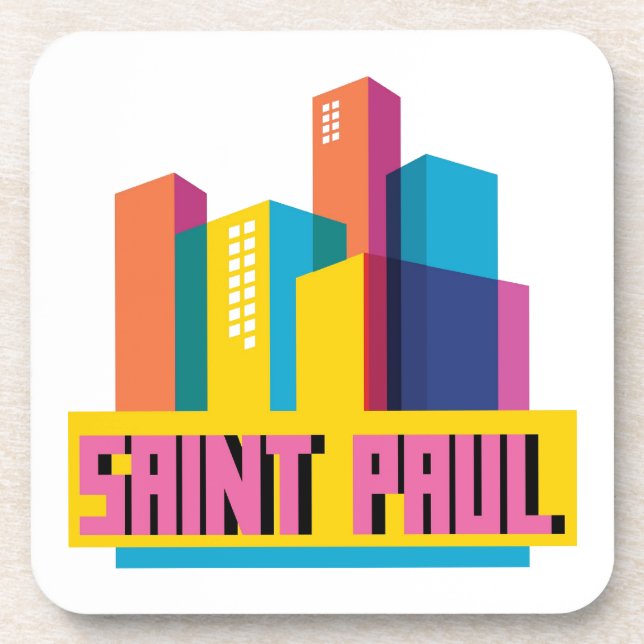 Saint Paul in Design Untersetzer (Vorderseite)