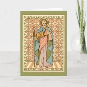 Saint Paul l'Apôtre (RLS13) Carte de voeux vierge