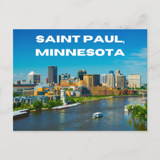 Saint Paul Minnesota Postcard Souvenir Postkarte