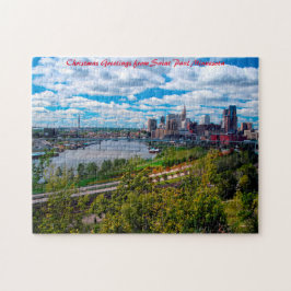 Saint Paul Minnesota. Weihnachtsgrüße