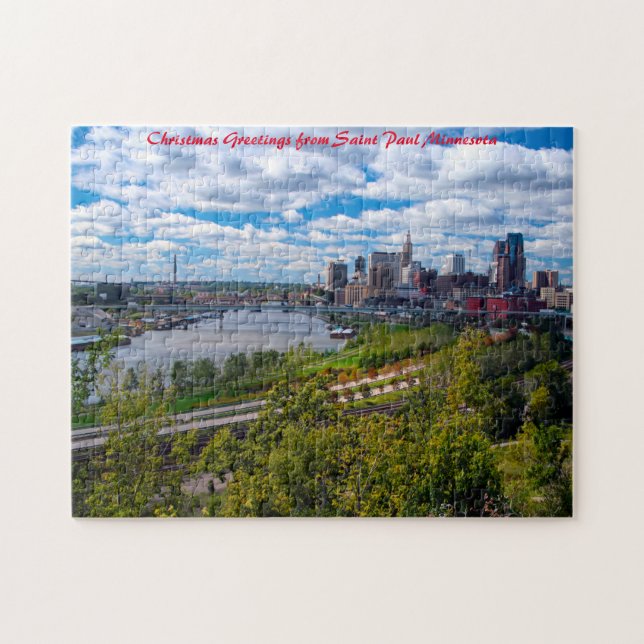 Saint Paul Minnesota. Weihnachtsgrüße (Horizontal)