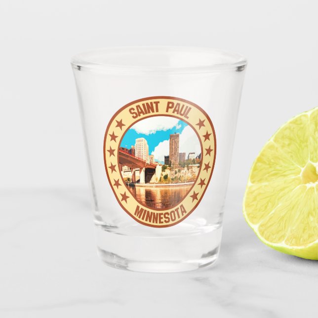 Saint Paul Schnapsglas (Vorderseite)