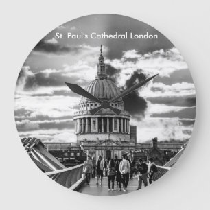 Saint Paul's Cathedral London. Große Wanduhr