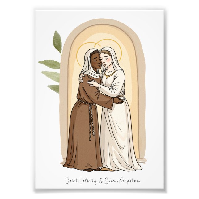 Saint Perpetua & Saint Felicity Fotodruck (Vorne)