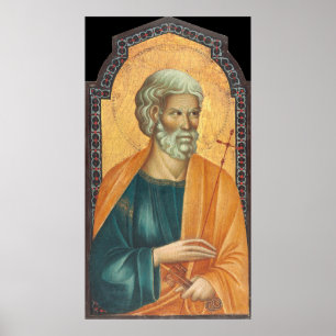 Saint Peter - Grifo di Tancredi Poster des Beaux-A