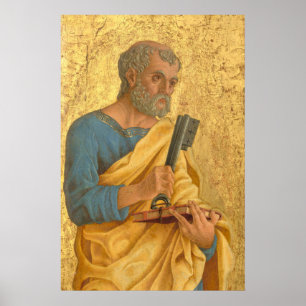 Saint Peter - Marco Zoppo, italienisches Kunstpost Poster