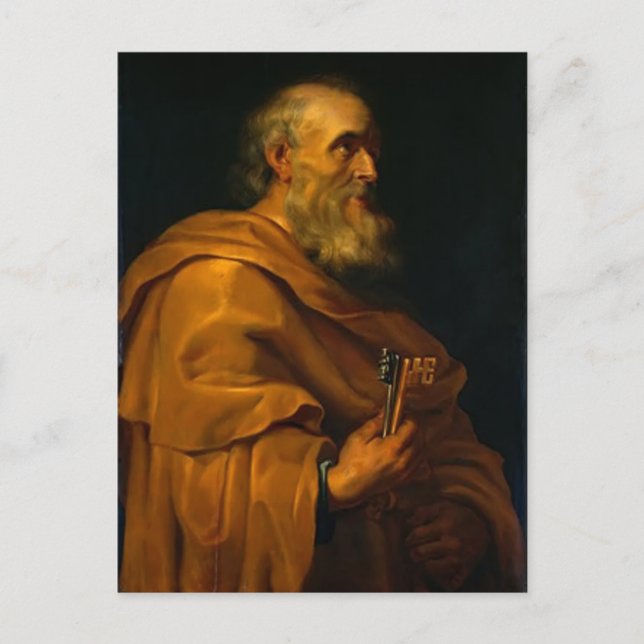 Saint Peter von Jusepe de Ribera Postkarte (Vorderseite)