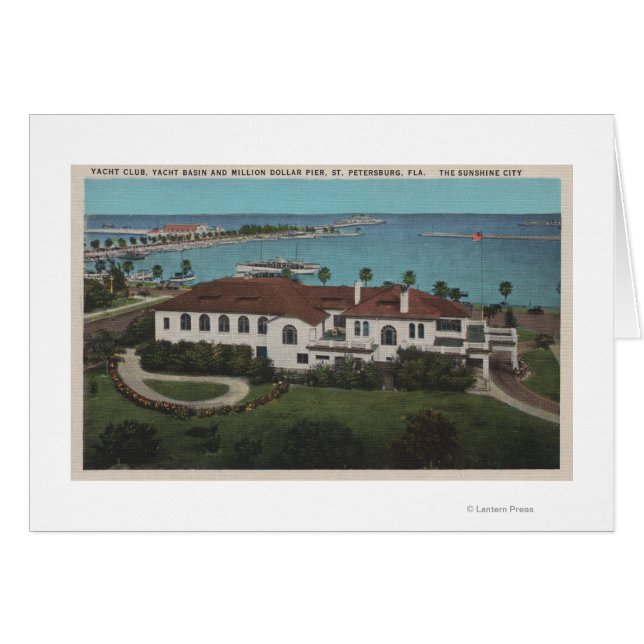 Saint-Pétersbourg, Floride - Aérien de Yacht (Devant horizontal)