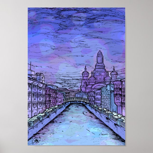 Saint Petersburg Poster (Vorne)