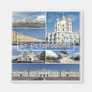 SAINT PETERSBURG, Russland, Europa, Kühlschrank Magnet
