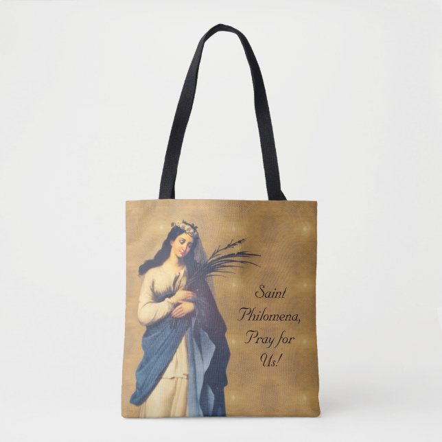 Saint Philomena Customizable Tasche (Vorderseite)