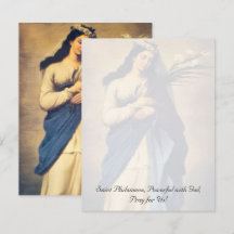 Saint Philomena Inspirational card