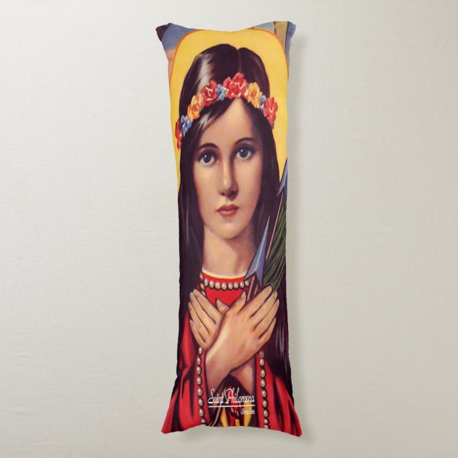 Saint Philomena Seitenschläferkissen (Vorderseite Vertikal)