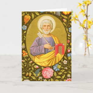 Saint Pierre l'Apôtre (PM07) Carte de voeux vierge