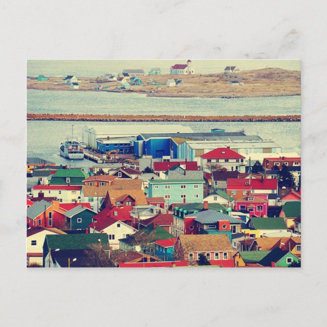 Saint Pierre Postkarte (Vorderseite)