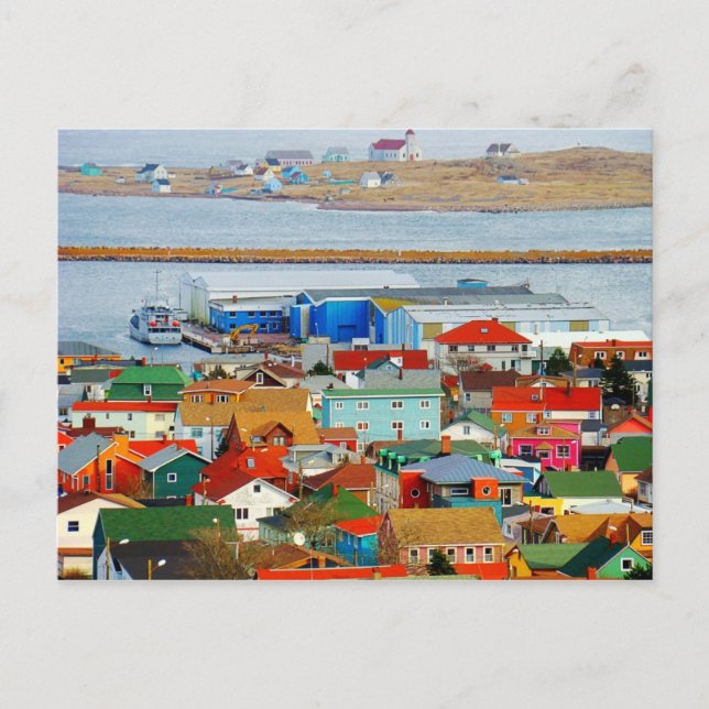 Saint Pierre Postkarte (Vorderseite)