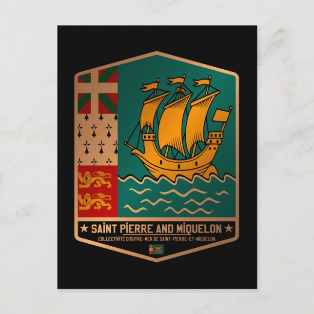 Saint Pierre und Miquelon Postkarte (Vorderseite)