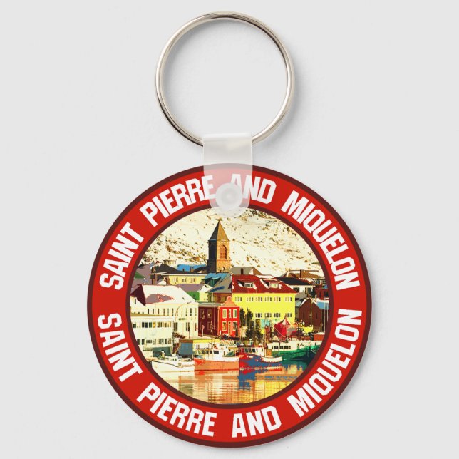 Saint Pierre und Miquelon Schlüsselanhänger (Rückseite)