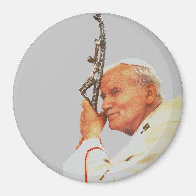 Saint Pope John Paul II Magnet (Vorne)