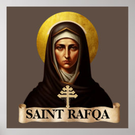 Saint Rafqa, Maronite Nun, extra groß Poster