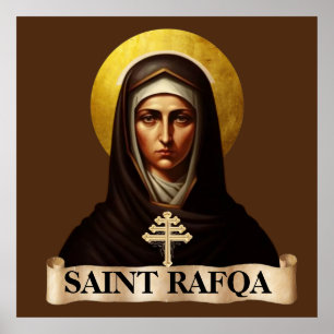 Saint Rafqa, Nun maronite, Poster de 40 po x 40 po