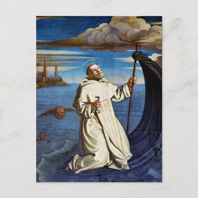 Saint Raymond von Penyafort Postkarte (Vorderseite)
