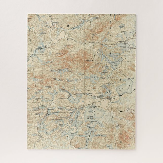 Saint Regis Kanugebiet Details in den Adirondacks (Vertikal)