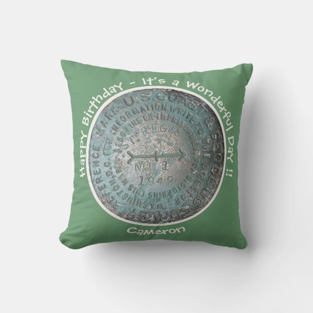 Saint Regis Mountain USGS Benchmark Party Items Kissen (Vorderseite)