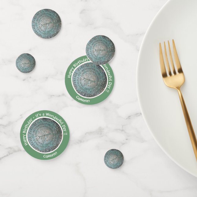 Saint Regis Mountain USGS Benchmark Party Items Konfetti (Gruppe)