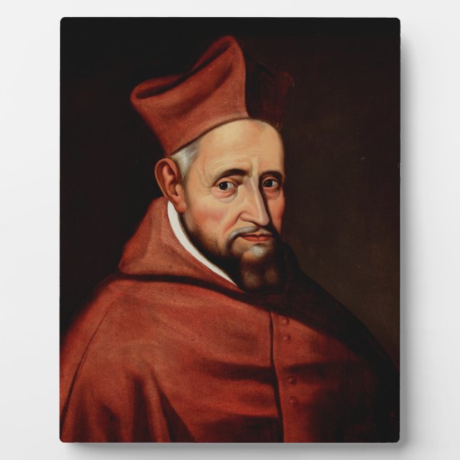 Saint Robert Bellarmin Fotoplatte (Vorderseite)
