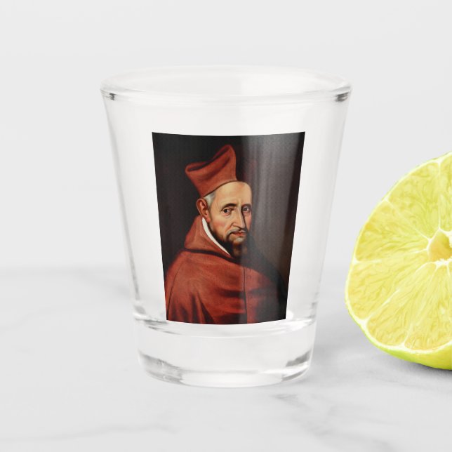 Saint Robert Bellarmin Schnapsglas (Vorderseite)