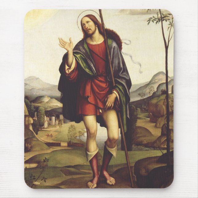 Saint Roch von Francesco Francia Mousepad (Vorne)