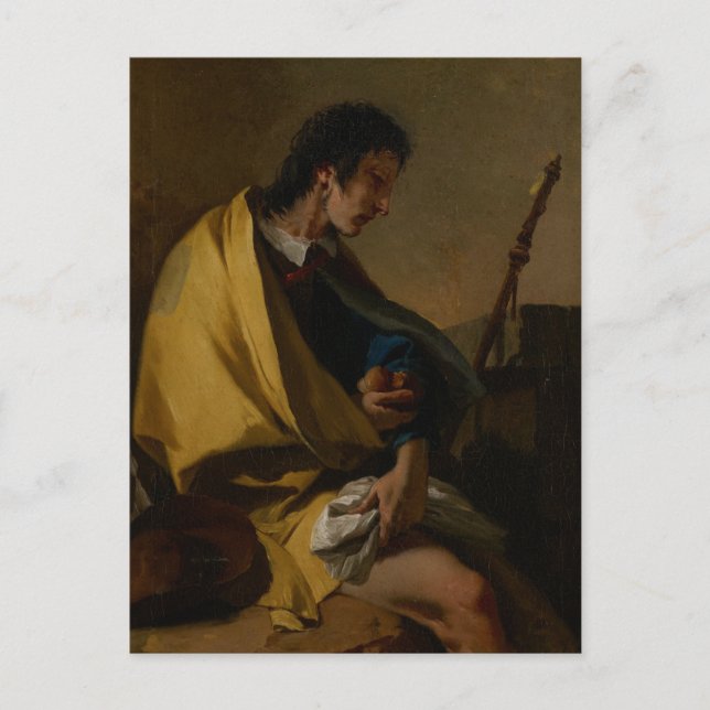 Saint Roch von Giovanni Batista Tiepolo Postkarte (Vorderseite)