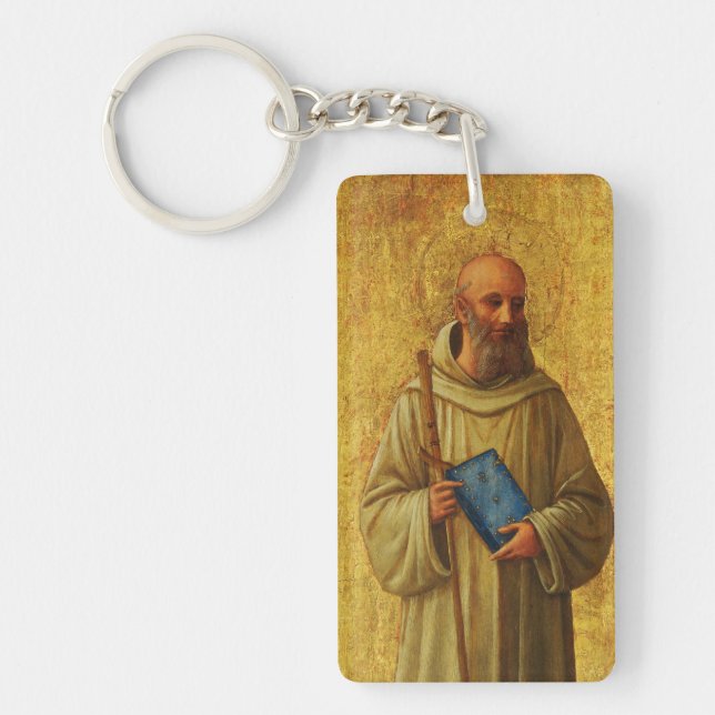 Saint Romuald, der Gründer der Camaldolese Schlüsselanhänger (Vorderseite)