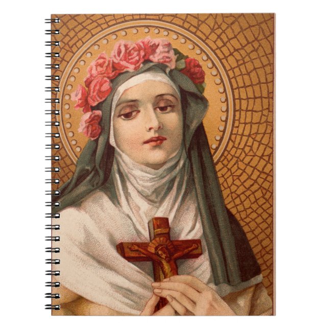 Saint Rose Lima Notebook Notizblock (Vorderseite)