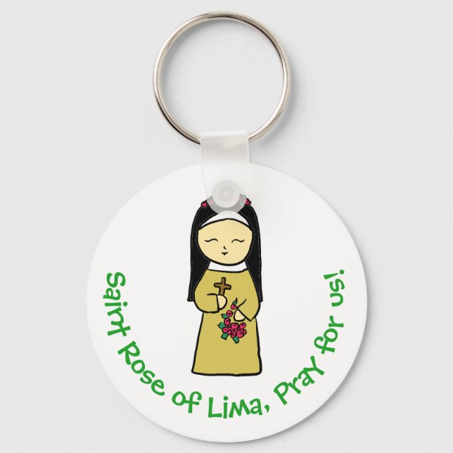 Saint-Rose Lima Schlüsselanhänger (Vorderseite)