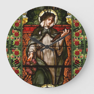 saint rose of lima große wanduhr