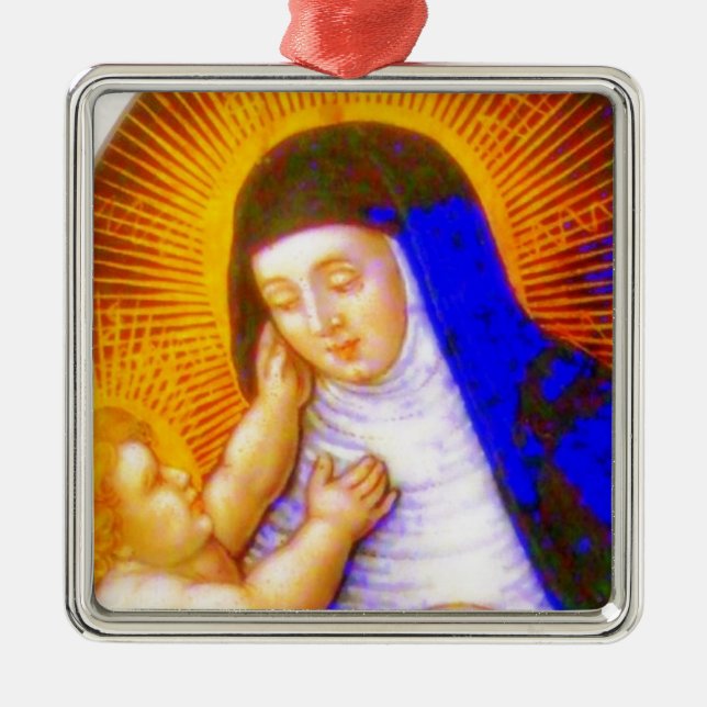 SAINT ROSE OF LIMA SILBERNES ORNAMENT (Vorne)