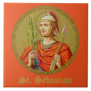 Saint-Sébastien (SNV 24) (Image ronde) Carreau 1