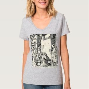 Saint Stephen Preaching von Fra Angelico T-Shirt