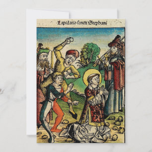 Saint Stephen Protomartyr First Martyr Einladung
