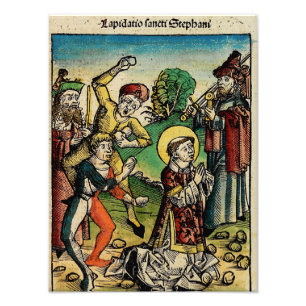 Saint Stephen Protomartyr First Martyr Fotodruck