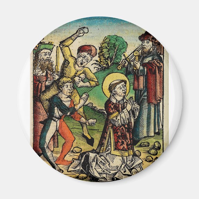 Saint Stephen Protomartyr First Martyr Magnet (Vorne)