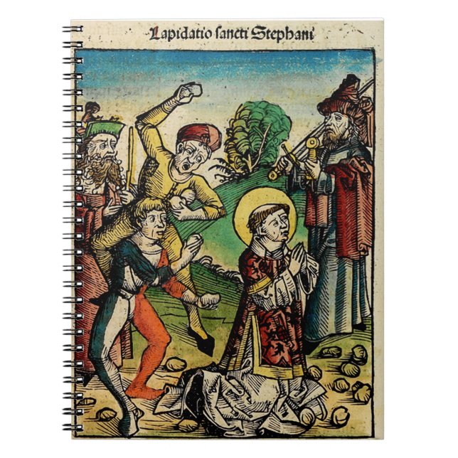 Saint Stephen Protomartyr First Martyr Notizblock (Vorderseite)