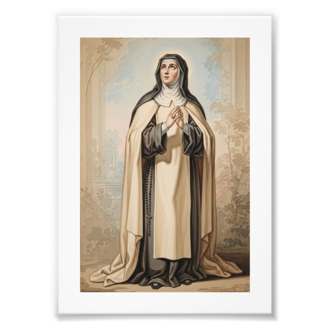 Saint Teresa of Avila, Catholic Saint Art Fotodruck (Vorne)