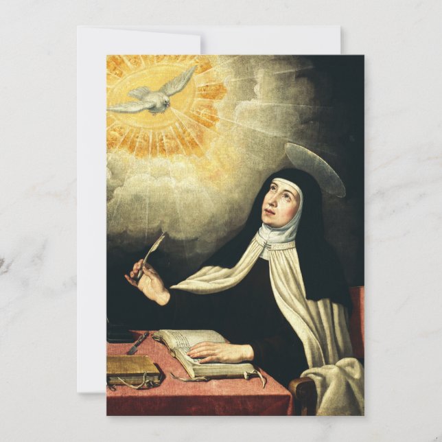 Saint Teresa von Avila Einladung (Vorderseite)